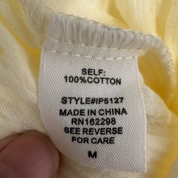 Flowing Tiered Gauze Cloth Pull On Pant Size Multi Color Cream NWT - Picture 7 of 7